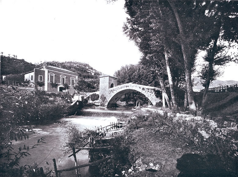 77. Dintorni di Subiaco. Ponte di Campo d'Arco (Gargiolli).