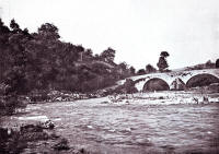 40. Dintorni di Vicovaro. Il ponte sull'Aniene (Gargiolli).