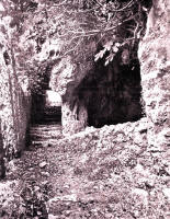 50. Dintorni di Vicovaro. Le grotte di s. Benedetto (Gargiolli).