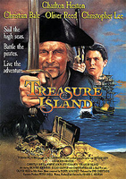 18. "L'Isola del Tesoro", di Fraser Heston (1990), con Charlton Heston, Christian Bale, Oliver Reed e Christopher Lee.