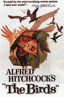 50. "Gli uccelli", di Alfred Hitchcock (1963), con Tippi Hedren, Rod Taylor, Jessica Tandy, Veronica Cartwright e Suzanne Pleshette.