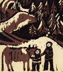 Illustrazione di Lisa Kopper, tratta dalla copertina dalledizione inglese del 1978 della Souvenir Press