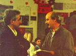 139/1000, il professor Luigi Scialanca e l'allora sindaco Piero Splendori a una mostra scolastica. Anticoli Corrado, marted 6 giugno 1995 (fotografia di Eclario Barone).