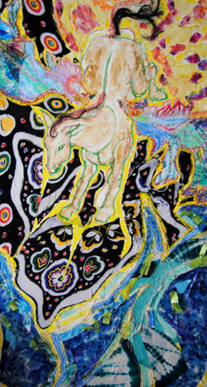 Birgitt Shola Starp - 4. "I.CA.R.VALL.O", 2012 - Mixed media on canvas