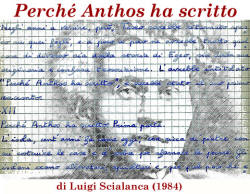 "Perch Anthos ha scritto", di Luigi Scialanca