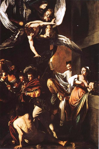 "Le Sette Opere di Misericordia, 1607. Napoli - Pio Monte della Piet. (Clicca per ingrandire l'immagine!)