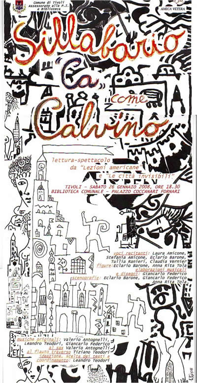 Sillabario... "Ca" come Calvino. Tivoli - Biblioteca comunale - Palazzo Coccanari Fornari - sabato 26 gennaio 2008 - ore 18:30