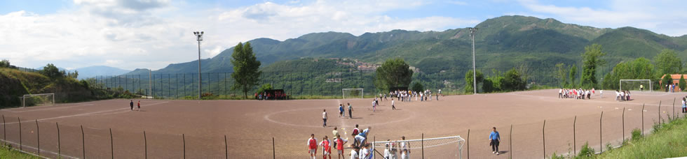 Il campo di Roviano. Qui, marted 6 giugno, si sono svolte le gare conclusive delle Mini-Olimpiadi del 2006.