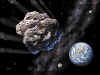 L'asteroide dell'estinzione dei dinosauri si avvicina alla Terra (Immagine di David A. Hardy)