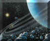 Anelli di Urano (Immagine di David A. Hardy)