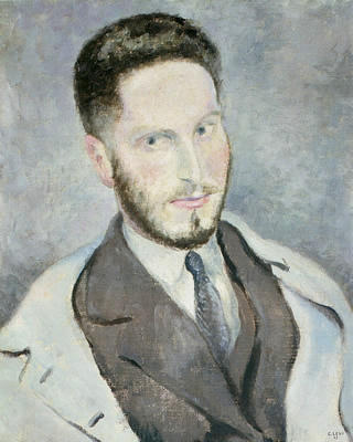 Carlo Levi, "Autoritratto convalescente", 1929, olio su tela, 68 x 55 cm (da Carlo Levi, "Galleria di Ritratti", volume pubblicato in occasione della mostra "Carlo Levi, Galleria di Ritratti", Roma, Fondazione Carlo Levi, 8 marzo - 26 novembre 2000, Meridiana Libri).