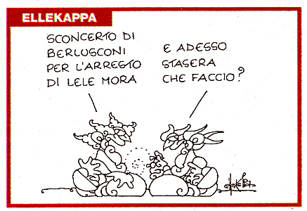 Berlusconi secondo ElleKappa su "La Repubblica" di marted 21 giugno 2011.