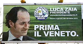 Per la serie "Testimonial dell'affidabilit dell'Italia dinanzi ai mercati": Luca Zaia.