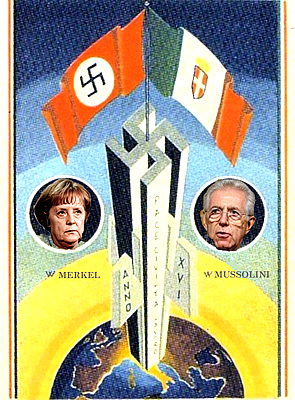 Per la serie "Mussolini-Hitler, il ritorno": il "nuovo" Asse Roma-Berlino.