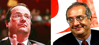 Per la serie "Somiglianze squalificanti": il Veltroni e Hollande sono uguali? Non  detto: la gommosit del primo potrebbe essere solo esteriore...