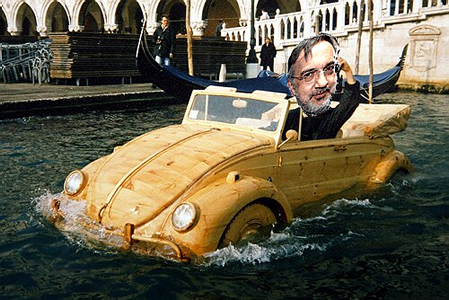 Per la serie "E intanto crollano le vendite della Fiat e crescono quelle della Volkswagen": Sergio Marchionne, l'uomo che va a fondo per la nave altrui.