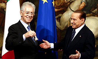 Per la serie "Ridi, ch mamma ha fatto gli gnocchi": il Monti e il Berlusconi.