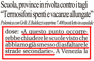 Da "La Repubblica" di venerd 9 novembre 2012.