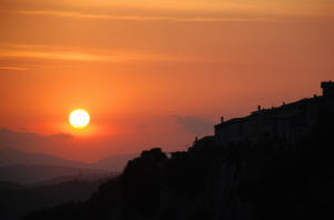 17. Pietrasecca. "Tramonto".