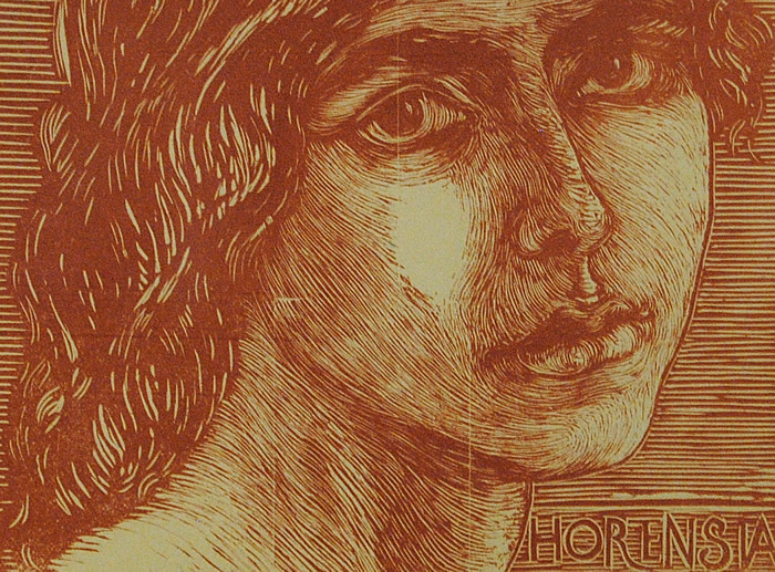 Hortensia Rossi-Morici (? - ?): Autoritratto, 1925 - 1930, mm 152 x 133
