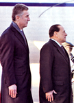 Berlusconi e Djukanovic.
