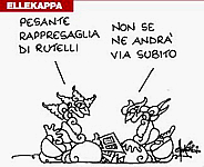 E vattene, che  meglio! Anzi: andatevene tutti, papisti e padronisti, "sinistri" fasulli!